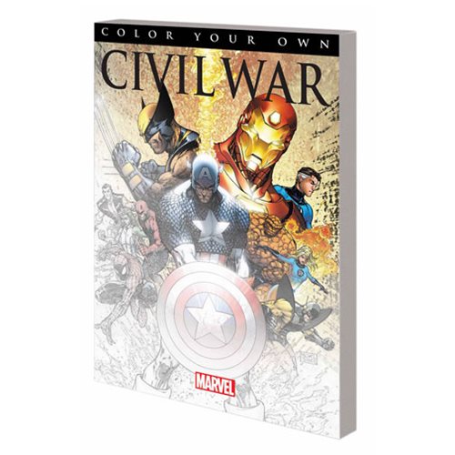 Marvel Civil War Coloring Book